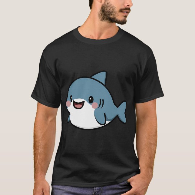 Kawaii Shark T-Shirt (Front)
