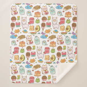 Kawaii Sherpa Blanket