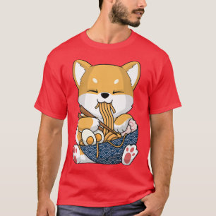 Kawaii Shiba Inu Dog Ramen Japan Corgi994 T-Shirt