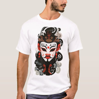 Kawaii Sichuan Opera Face Mask T-Shirt