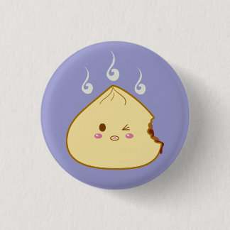 Kawaii "SioPao" Meatbun Bitemark 3 Cm Round Badge