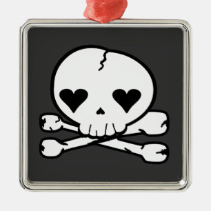 Kawaii Skull Gothic Christmas Ornament