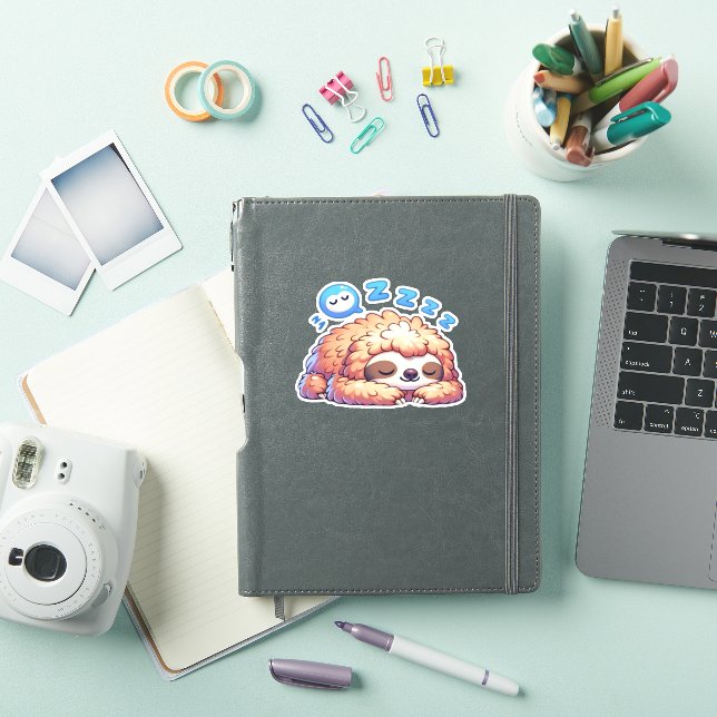 Kawaii Sleepy Sloth Napping Zzz Funny Lazy Animal  (iPad Cover)