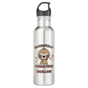 Kawaii Sloth Animal Pun 710 Ml Water Bottle