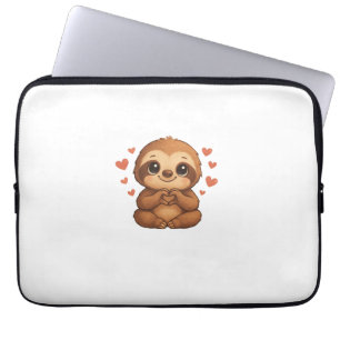Kawaii Sloth Hearts Cute Sloth Lover Long Sleeve T