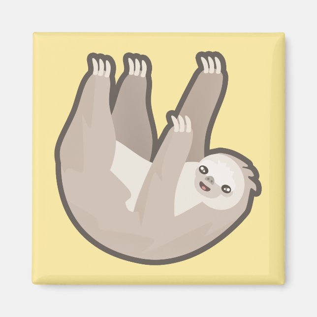Kawaii Sloth Magnet (Front)