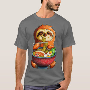 Kawaii Sloth Noodles Cute  Sloth Ramen Otaku Weeab T-Shirt