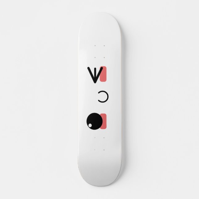 Kawaii Smiles - Wink Skateboard (Front)