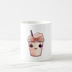 Kawaii Smiling Frappe Coffee Mug