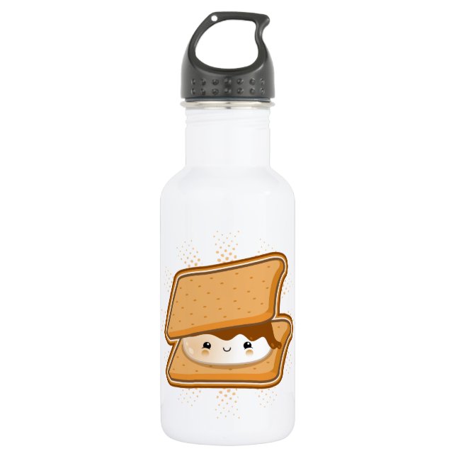 Kawaii Smore 532 Ml Water Bottle (Front)