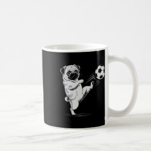 Kawaii Soccer Pug Ll Scoring Dog Score Game Goalie Coffee Mug