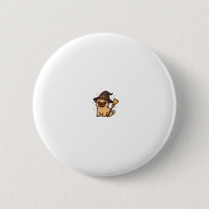 Kawaii Spooky Season Dog � Halloween Pup Classic T 6 Cm Round Badge
