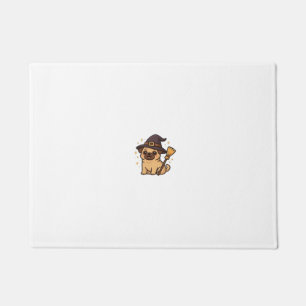 Kawaii Spooky Season Dog � Halloween Pup Classic T Doormat
