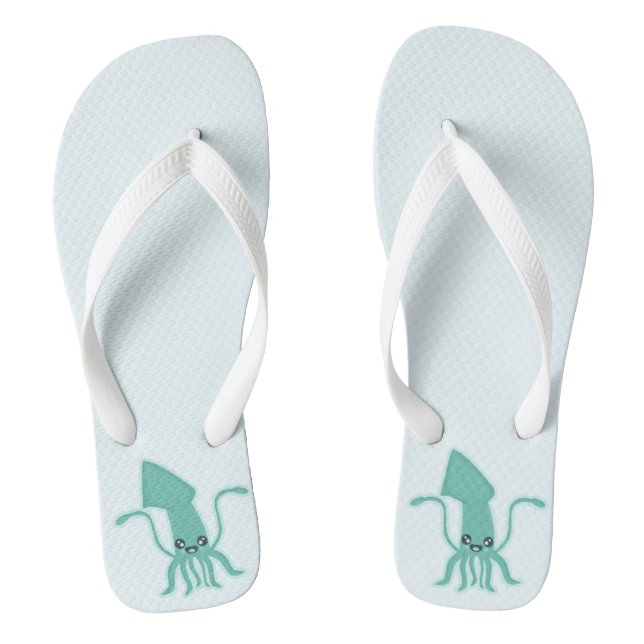 Kawaii Squid Jandals (Footbed)