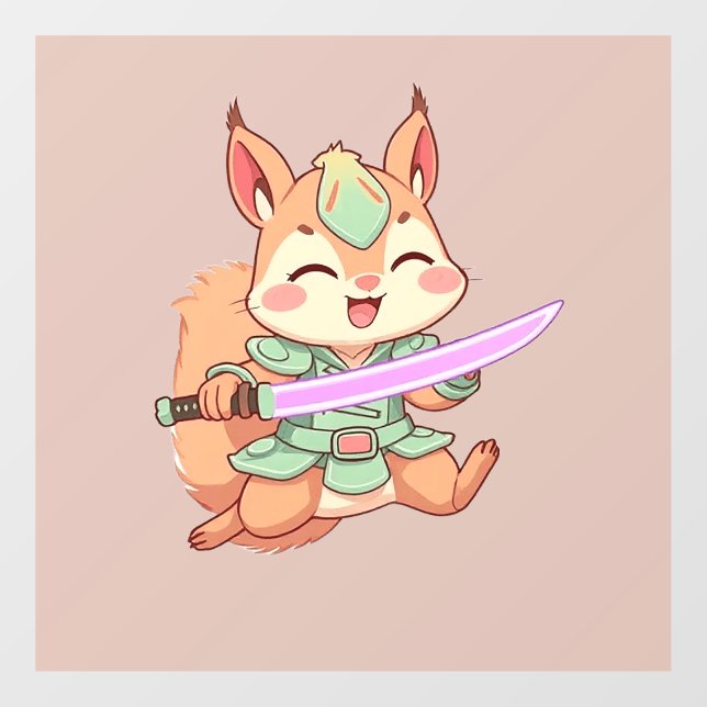 Kawaii Squirrel Samurai. (Sheet)