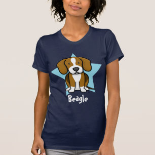 Kawaii Star Beagle Ladies T-Shirt