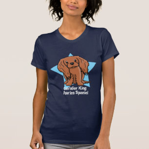 Kawaii Star Ruby Cavalier King Charles Spaniel T-Shirt