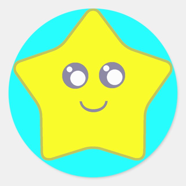 Kawaii Star stickers (Front)