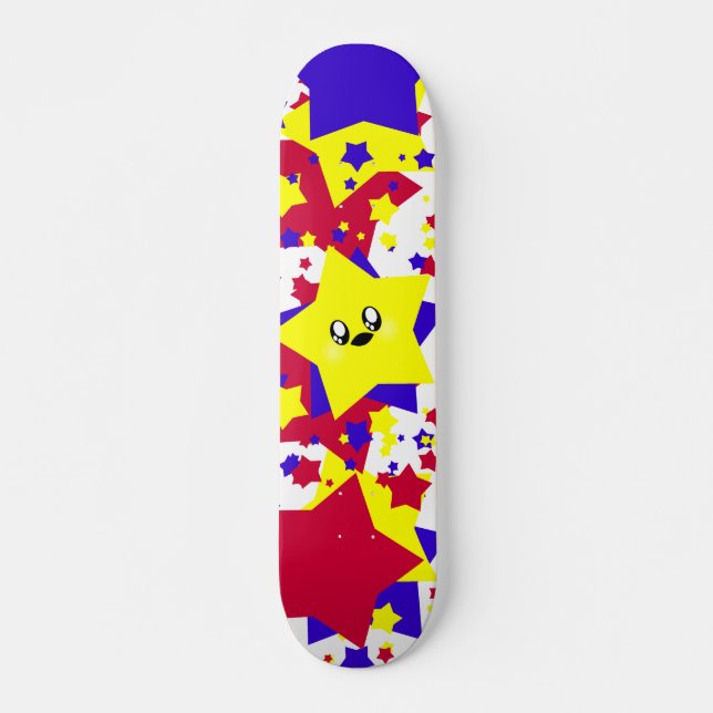 KAWAII STARS COSMIC BURST SKATEBOARD (Front)