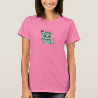 Kawaii Statue of Liberty T-Shirt