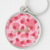 kawaii strawberry cow personalised