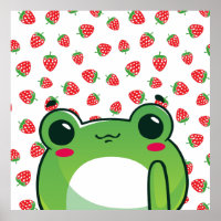 Kawaii Strawberry Frog
