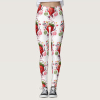 Kawaii Strawberry Jump Rope Fitness Sticker