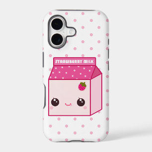 Kawaii strawberry milk carton