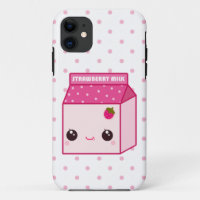 Kawaii strawberry milk carton
