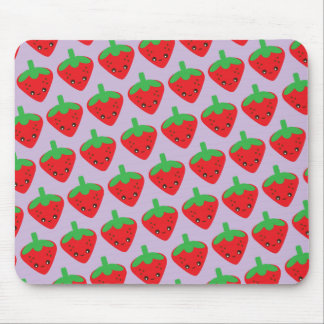 Kawaii Strawberry Mouse Pad