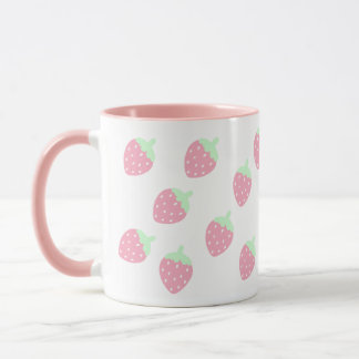 Kawaii Strawberry Mug