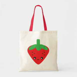 Kawaii Strawberry Tote Bag