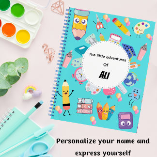 Kawaii Study Vibes Notebook of Kids