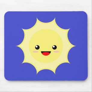 Kawaii Sun Mouse Pad