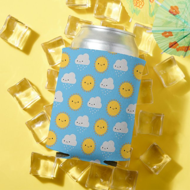 Kawaii Sun & Rain Can Cooler (In Situ Summer)