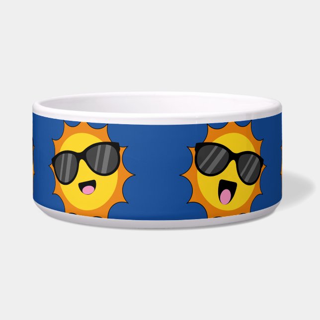 Kawaii Sun with Sunglasses Happy Emoji Faces (Front)