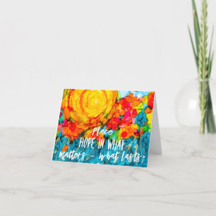 Kawaii Sunrise Hope Lovitude Thank You Card