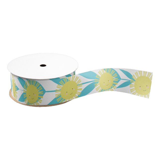 Kawaii Sunshine Grosgrain Grosgrain Ribbon (Spool)