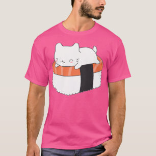 Kawaii Sushi Cat T-Shirt