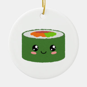 Kawaii Sushi Ceramic Tree Decoration