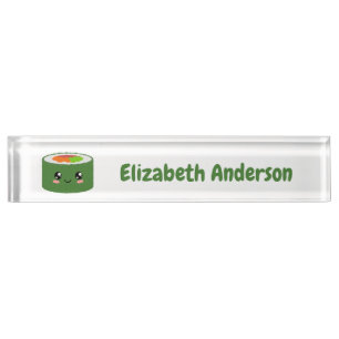 Kawaii Sushi Nameplate