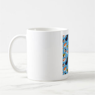 Kawaii Sushi Pattern Coffee Mug