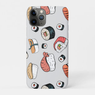 Kawaii Sushi Rolls Pattern Slip-On Sneakers Case-Mate iPhone Case