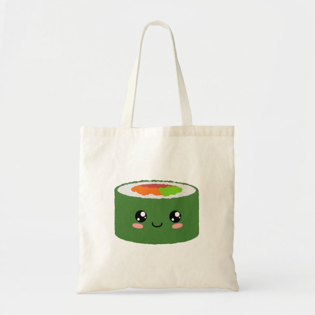 Kawaii Sushi Tote Bag (Front)