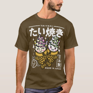 Kawaii Taiyaki Japanese Food Cute Aesthetic Retro T-Shirt