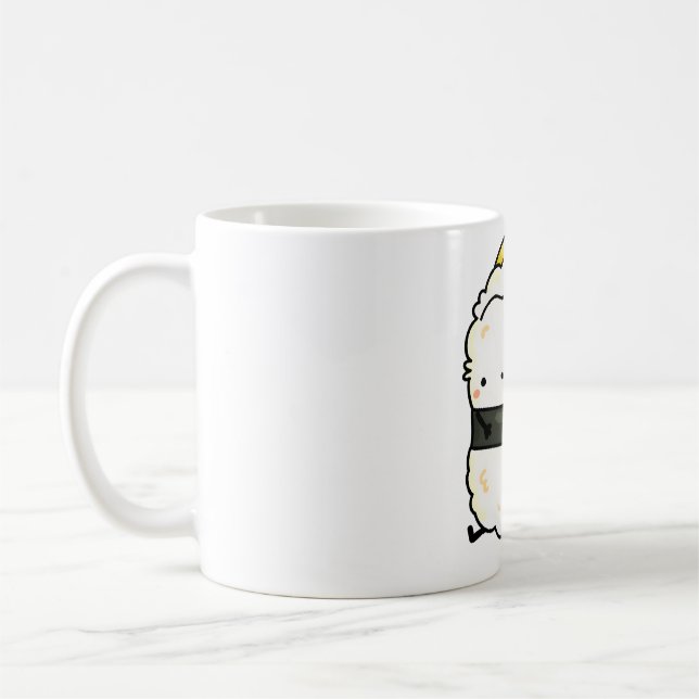 Kawaii Tamago Sushi Coffee Mug (Left)