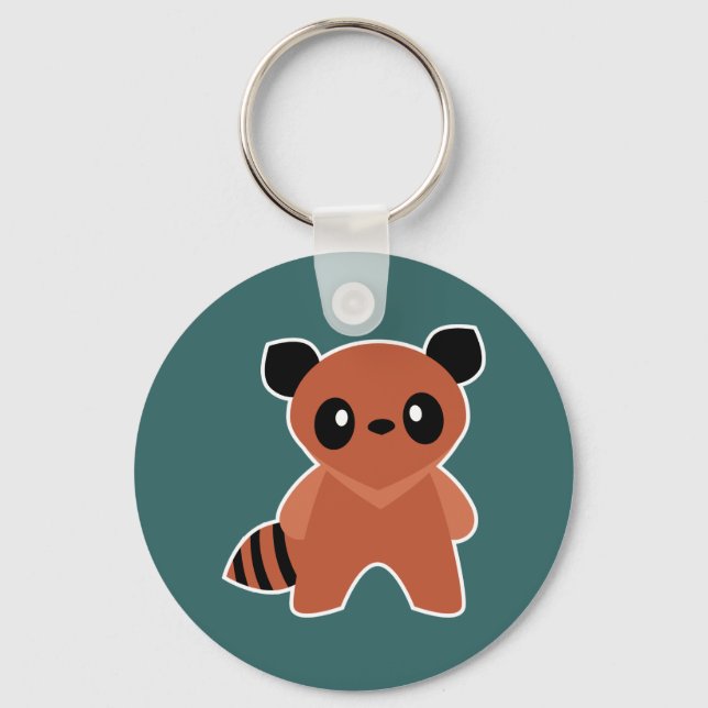 Kawaii Tanuki Key Ring (Front)