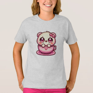 Kawaii Teddy Bear in a Cup T-Shirt