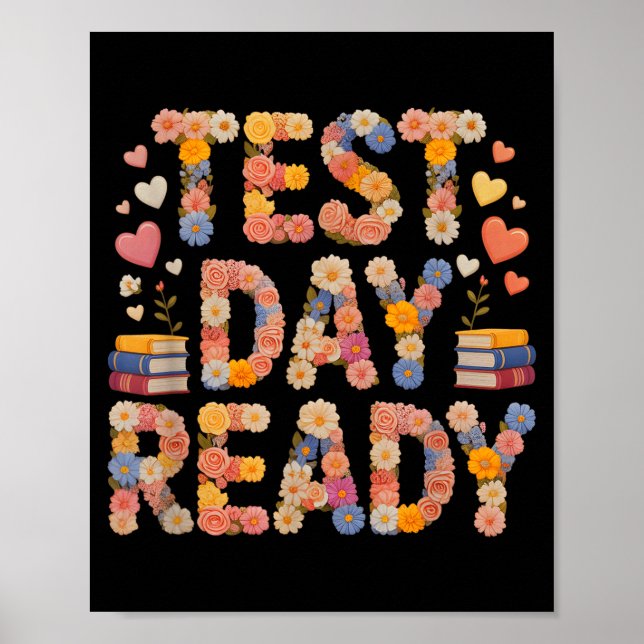 Kawaii test day ready everything is fine history poster (Front)