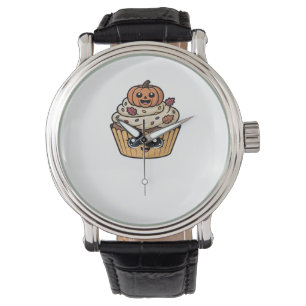 kawaii thanksgiving cupcake Oversized T-Shirt Watch